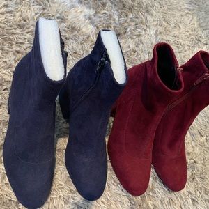 Suede Sock Booties (2 Pairs)